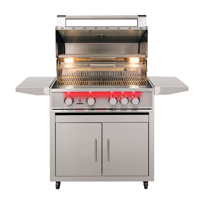 TrueFlame 32" 3 Burner Gas Grill - Liquid Propane