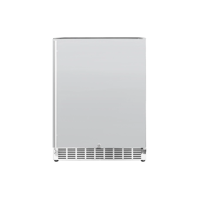 24" Outdoor Rated Fridge with Steel Door
