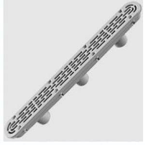 Aquastar White Channel Drain With 3 , 32" | 32CDFL101