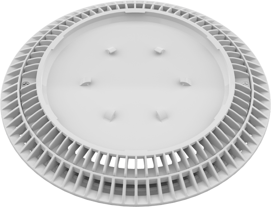 AquaStar 10" Round Color Choice Suction Outlet Cover with Screw Kit, White | CC10101