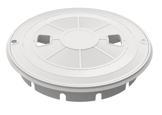AquaStar Flow Star Round Skimmer Lid and Collar, Light Gray | AQSSKRT103