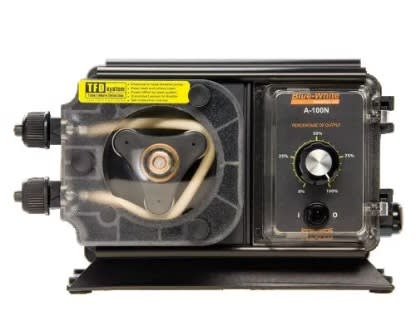 Blue White Flex-Flo A100N Series Peristaltic Chemical Feed Pump, 1/4" Tube Assembly, Flex-A-Prene, 52 GPD, 115V, Cord | A1N10A-7T