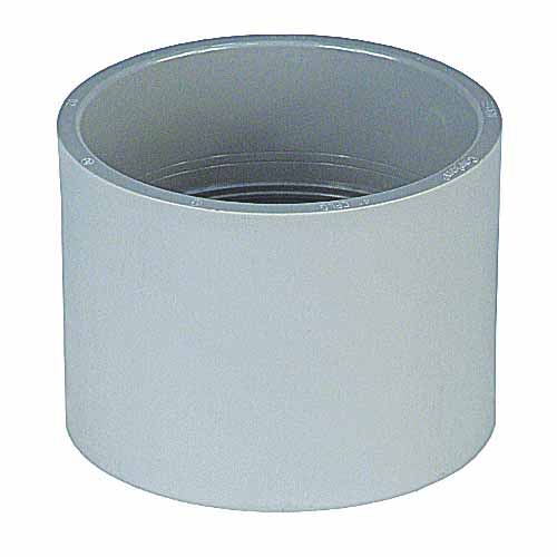 Coupling, 1" x 1.91" Slip Gray PVC Standard