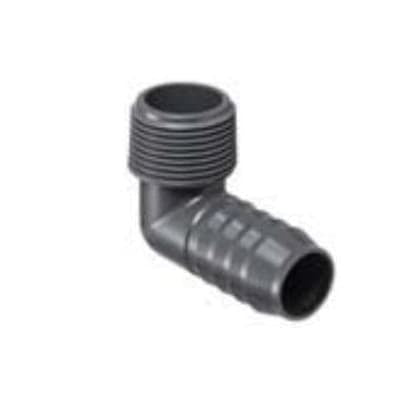 PVC Elbow 1-1/2" x 1-1/2" Insert x MIPT Hex | 1413015H