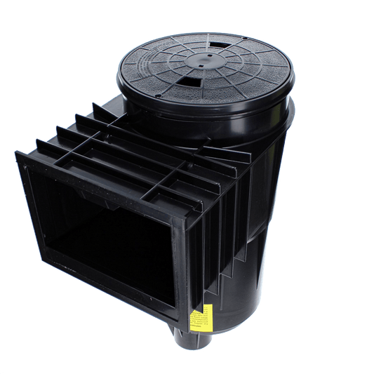 Pentair Bermuda Skimmer 2" Slip Ports Body, Lid, Black, Gunite | 506365