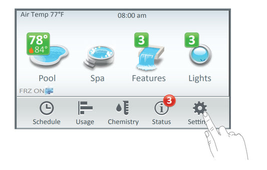 Pentair Intellicenter Control System, Load/Power Center, Indoor Control Panel, Spa Command Remote, White Faceplate | 522035
