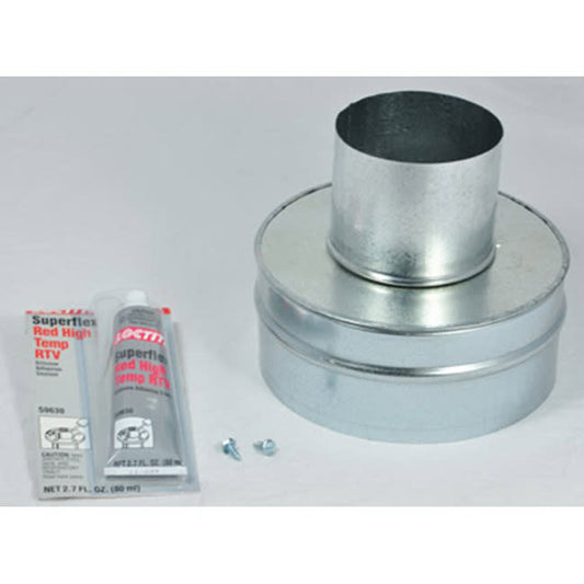 Pentair Sta-Rite Metal Flue Collar for MasterTemp Max-E-Therm Heater, 4" x 8" | 77707-0077