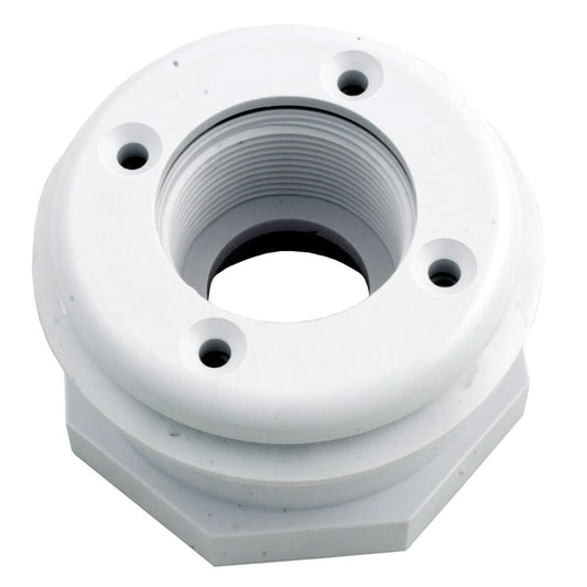 Pentair Return Fittings, 1-1/2" FIPT with Screws, Vinyl liner, White, Gunite | 86205100