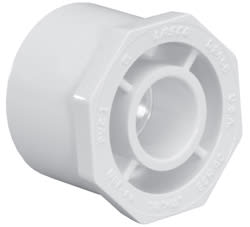 1-1/4" x 1" Bushing PVC Sch. 40 Spigot x Socket | 437-168