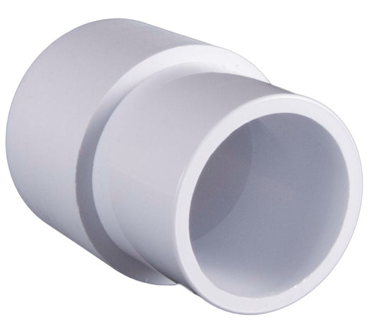 Pipe Extender, 3" Spigot White PVC Schedule 40