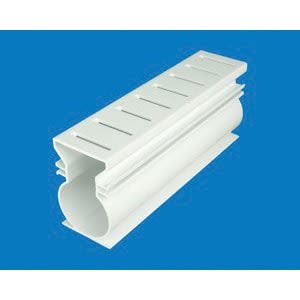 Stegmeier Super Drain White 8/Cs, 10' | SRW