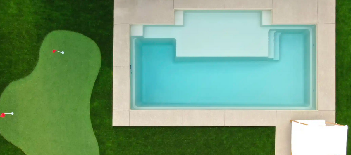 The Dynasty Fiberglass Pool 35' x 15' 5"