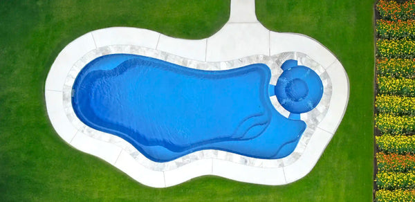 The Serene Fiberglass Pool 37' x 16'