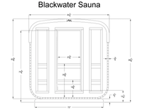 BlackWater 4 Person Cube Sauna