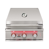 TrueFlame 25" 3 Burner Gas Grill - Natural Gas