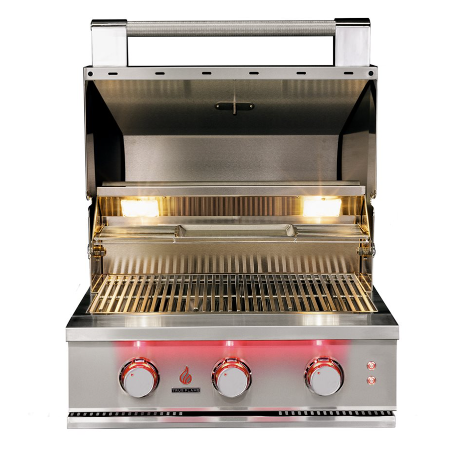 TrueFlame 25" 3 Burner Gas Grill - Natural Gas