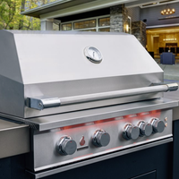 TrueFlame 25" 3 Burner Gas Grill - Natural Gas