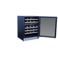 24” 5.3 cu. Deluxe Outdoor Rated Dual Zone Wine Cooler