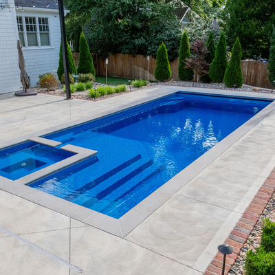 The Luxe Fiberglass Pool