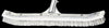 A&B Curved Aluminum Wall Brush, Combo Stainless Steel & Nylon Bristles 18