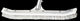 A&B Curved Aluminum Wall Brush, Combo Stainless Steel & Nylon Bristles 18