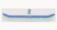 A&B Brush Curved Standard Wall White PVC Bristle, 18