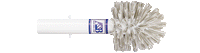 A&B Corner Brush, Combo Stainless Steel & Nylon Bristles  | AAB6510