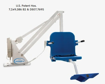 compare product Aqua Creek Ranger 2 Ada Lift 350 Lbs Capacity White/Blue Seat No Anchor | F-RNGR2