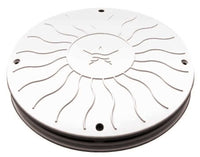 AquaStar 10" Round Debris Catcher Anti-Entrapment Suction Outlet Cover and Mud Frame, Blue | 10LT104