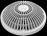 AquaStar 8" Round MoFlow Suction Outlet Cover and Mud Frame, White | 8MF101