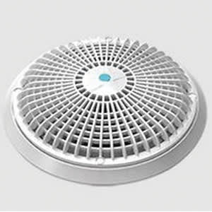 AquaStar 10" Round Star Sumpless Suction Outlet Cover, Universal Adapter Kit and Mud Frame, White | A10RCFR101