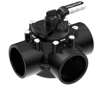 compare product Aquastar 3-Way Valve With Rubber Handle (Cpvc) 2