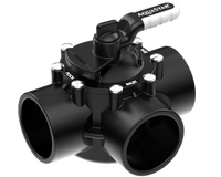 Aquastar 3-Way Valve With Rubber Handle (Cpvc) 2" x 2-1/2" | AV3W20C