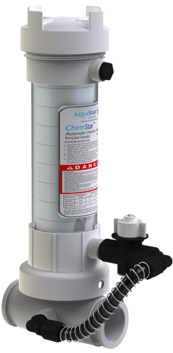 compare product AQUASTAR CLEAR INLINE CHLORINATOR (6/CS)