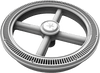 Aqua Star Full Circle Center Cap W Screws Lt Gray | FC08103