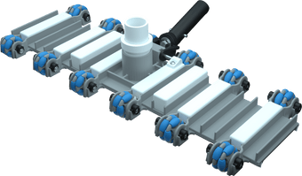 compare product AquaStar 22'' Gyro-Vac+ Commercial Grade Vacuum Heads, 1½'' Vacuum Port, Aqua Blue/White, Concrete/Fiberglass | GV22