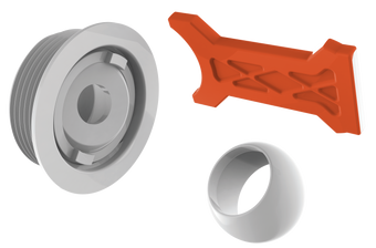 compare product AquaStar Flush Retrofit Eyeball, Black | JO102