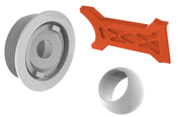 AquaStar Flush Retrofit Eyeball, Light Gray | JO103