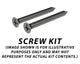 AQUASTAR SCREW KIT FOR 20IN FULL CIRCLE DRAIN (5/CS)