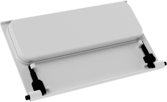 compare product AquaStar Weir Plate Assembly for Standard & Vinyl/Fiberglass Skimmers, Includes Weir Clip Locks, Light Gray | SKWD103