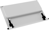 AquaStar Weir Plate Assembly for Standard & Vinyl/Fiberglass Skimmers, Includes Weir Clip Locks, Light Gray | SKWD103