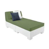 Affinity 2 Piece Sun Chair White Fabric