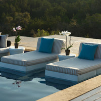 Affinity 2 Piece Sun Chair White Fabric