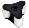 Blue White Triple Roller Assembly, (3 Rollers), Fits A-100N and A1 Series Pumps | 71000-350