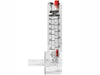 Blue White Vertical Flowmeter Plastic , 2