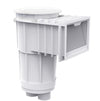 CMP Gunite Skimmer, White Body/ White Cover, ABS Body/ PVC Port with Round Cover, Dual Port, Standard Basket, Float Valve, 2