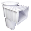 CMP Gunite Skimmer, Gray Body/ Gray Cover, ABS Body/ PVC Port with Round Cover, Dual Port, Standard Basket, 2