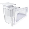 CMP Vinyl Liner Skimmer, Wide Mouth, Square Cover, Dual Port, Gray | 25160-111-100N
