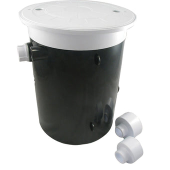 compare product CMP Aqualevel Pool Water Leveler, Gray Lid & Collar | 25504-101-000
