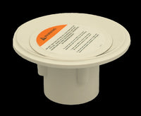 CMP Floor Inlet Fitting, 2" Socket, 1-1/2" Reducer, White | 25527-100-000